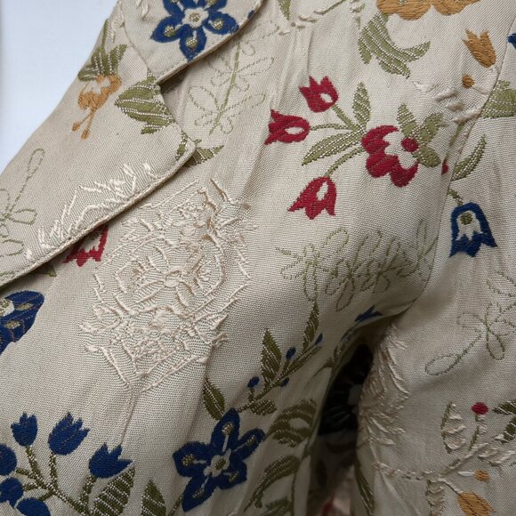 Alfred Dunner Floral Embroidered Blazer - Picture 3 of 10